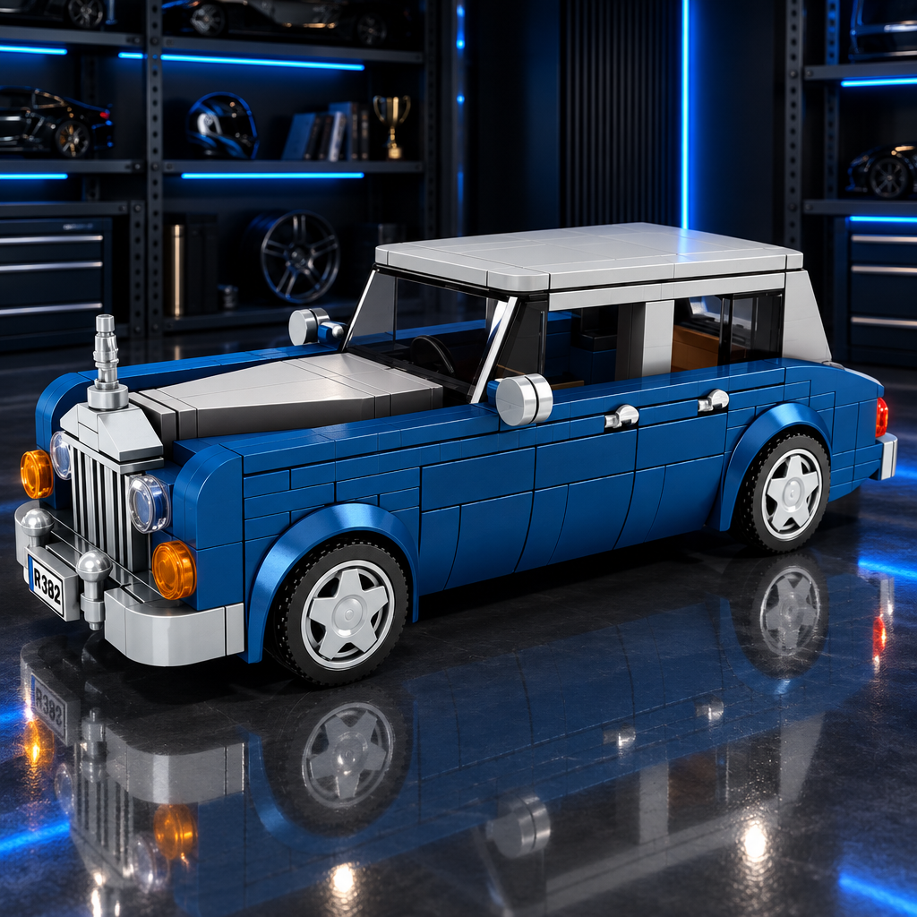 Blossom Pickup Classic — Blue in premium garage lifestyle photo